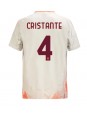 Moški Nogometna dresi replika AS Roma Bryan Cristante #4 Gostujoči 2024-25 Kratek rokav